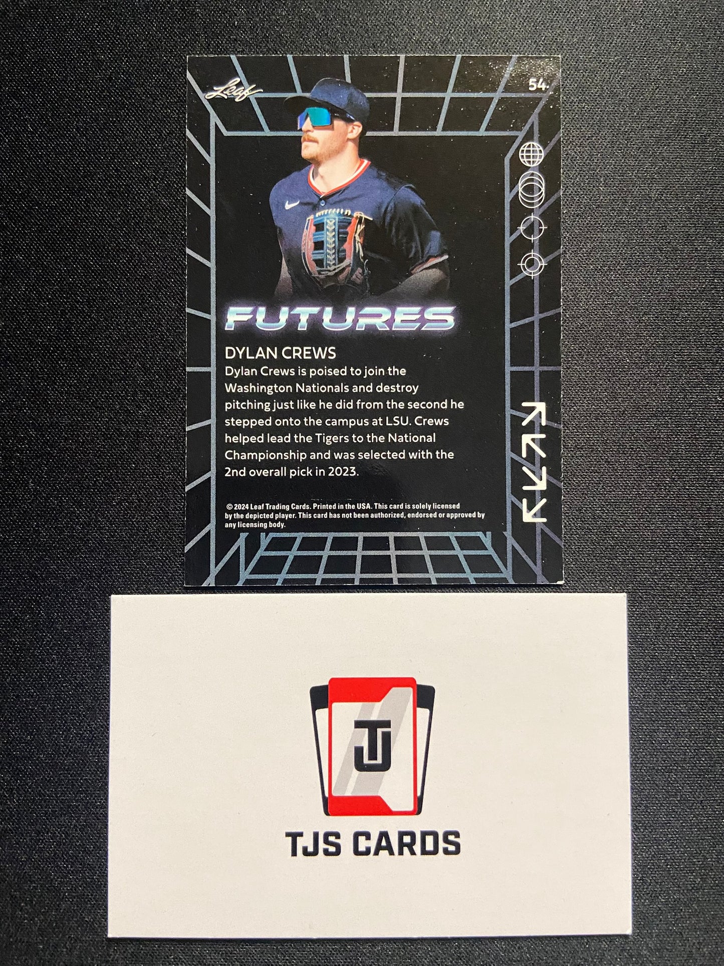 Dylan Crews - Gold /249 - Leaf Futures 2024