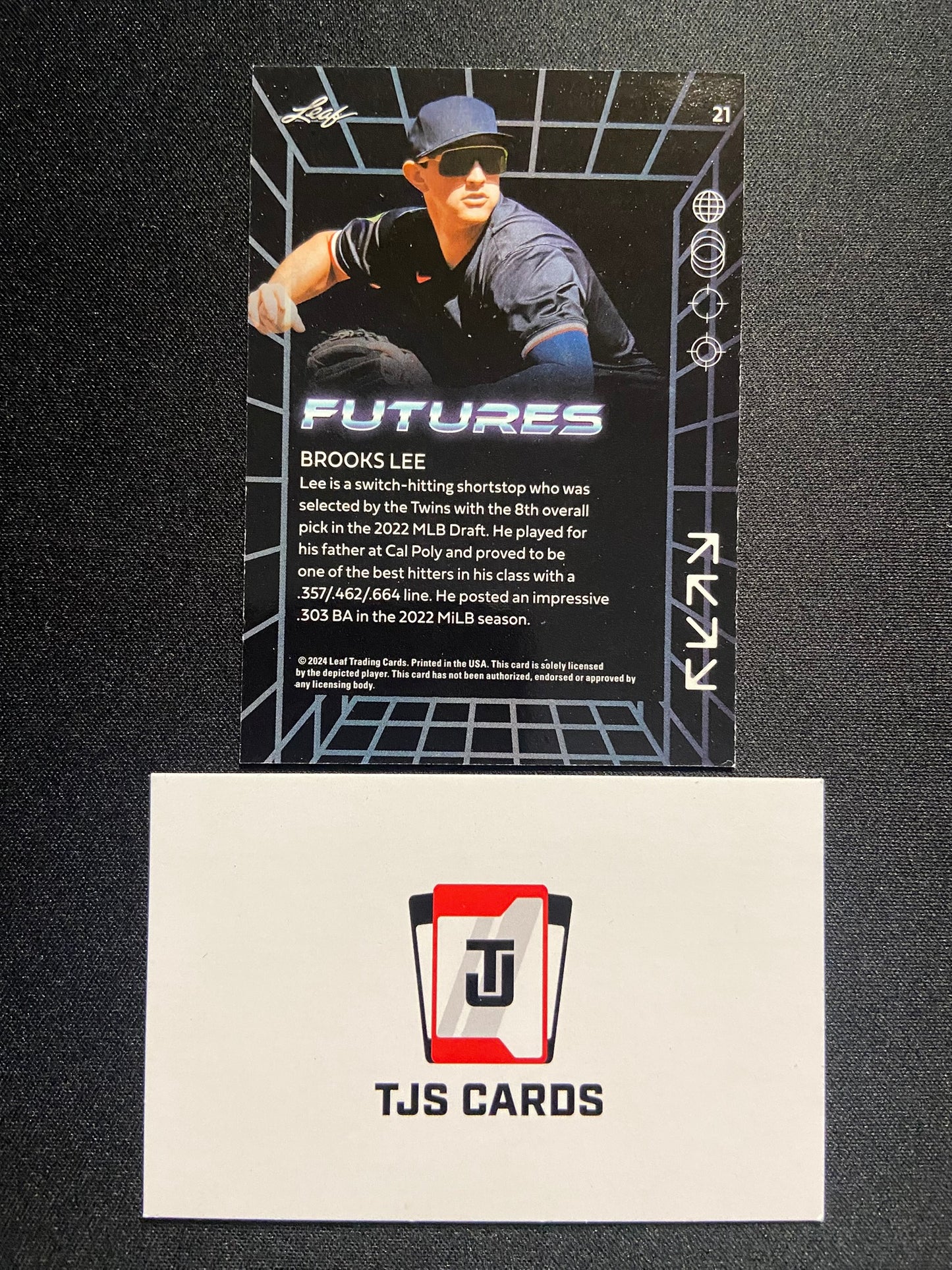 Brooks Lee - Red /199 - Leaf Futures 2024