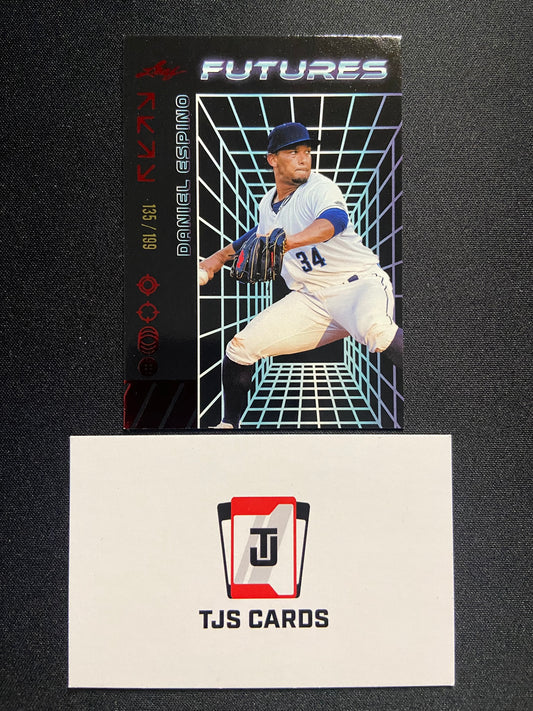 Daniel Espino - Red /199 - Leaf Futures 2024