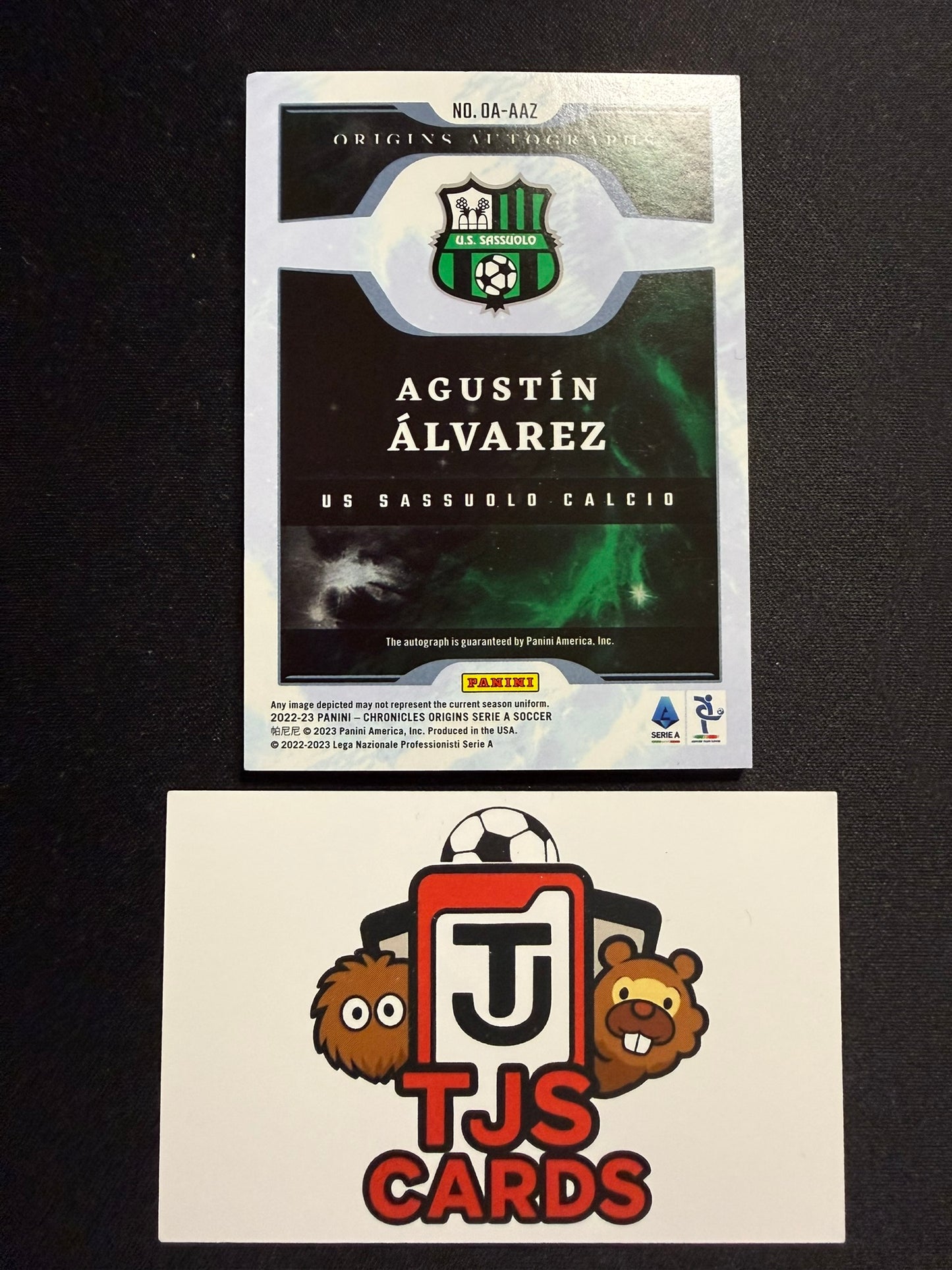 Agustin Alvarez - Rookie Auto /139 - Panini Chronicles Origins Serie A 2022/23