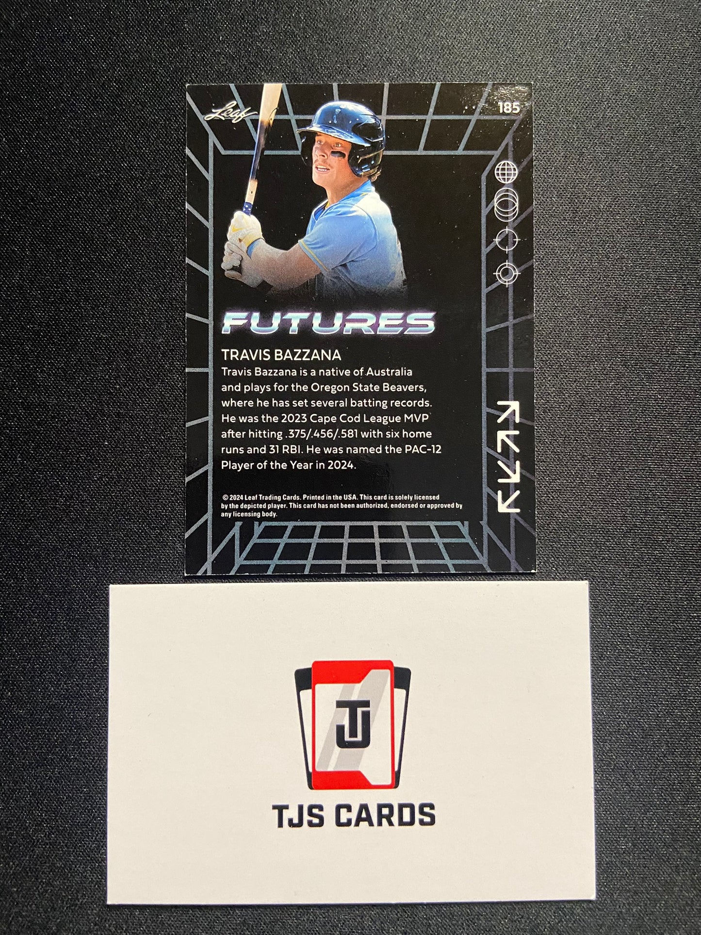 Travis Bazzana - Green /99 - Leaf Futures 2024