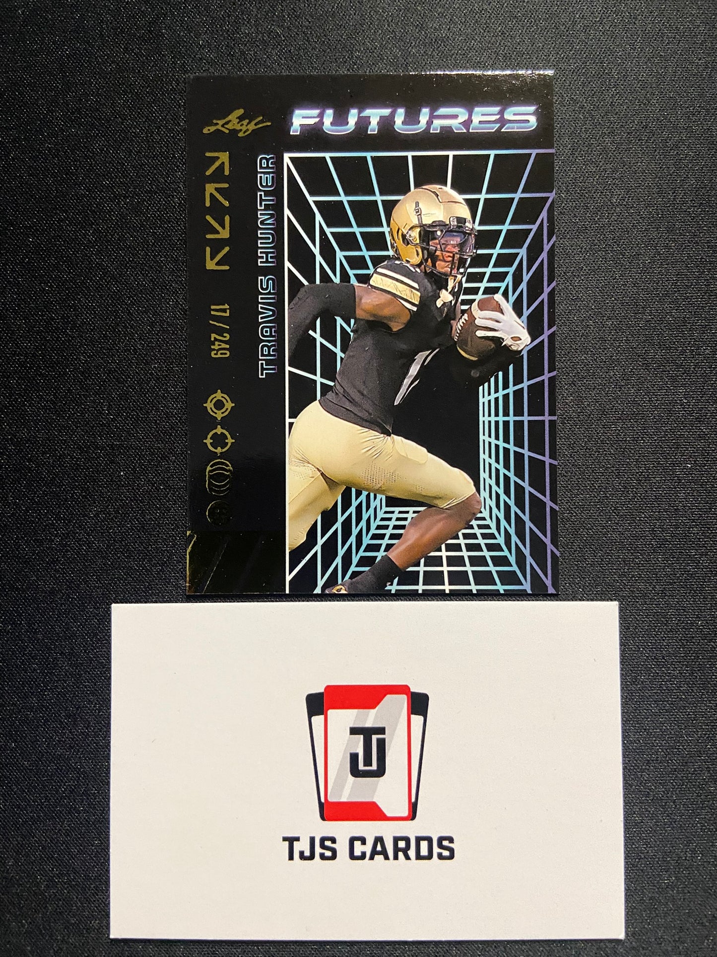 Travis Hunter - Gold /249 - Leaf Futures 2024