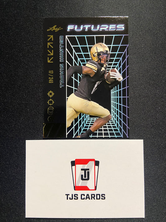 Travis Hunter - Gold /249 - Leaf Futures 2024