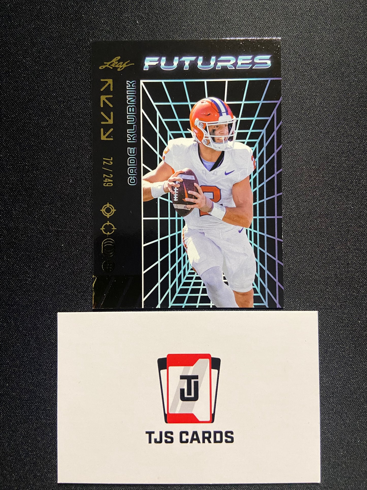 Cade Klubnik - Gold /249 - Leaf Futures 2024