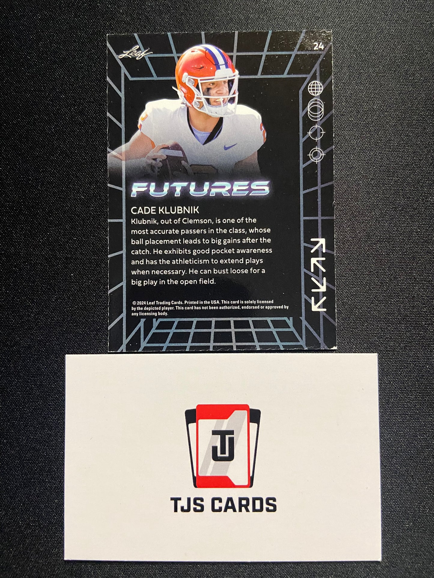Cade Klubnik - Gold /249 - Leaf Futures 2024
