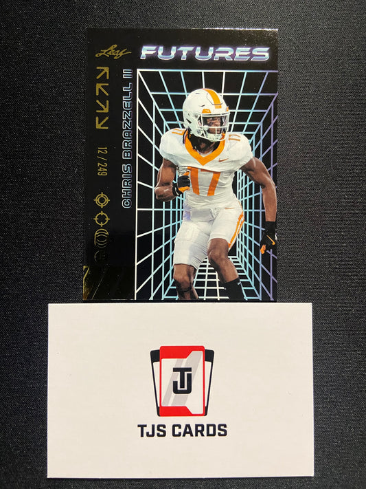 Chris Brazzel II - Gold /249 - Leaf Futures 2024