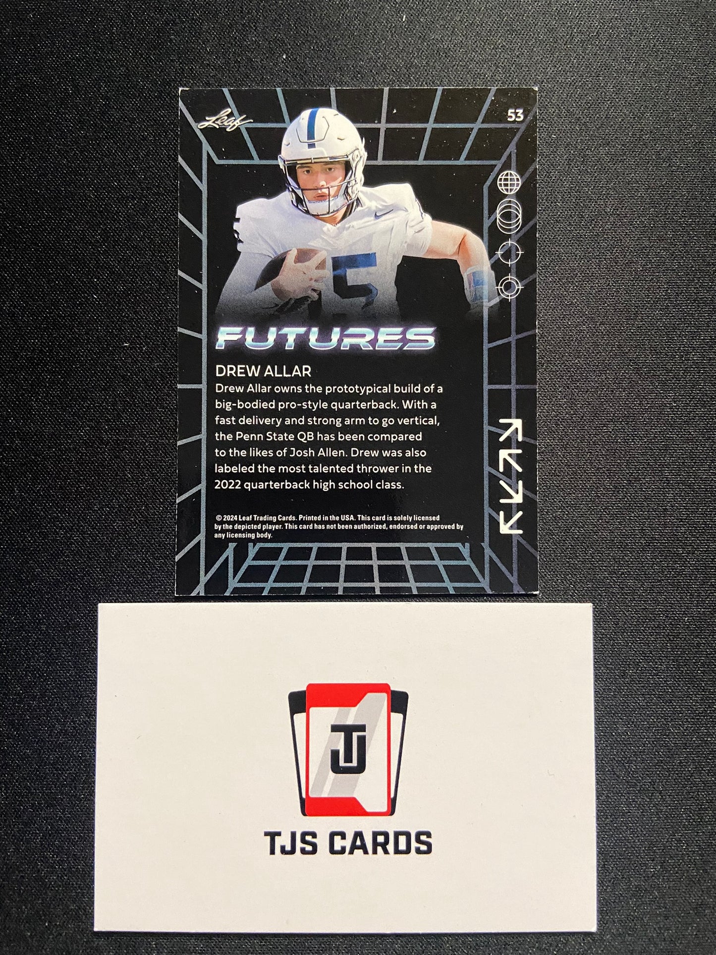 Drew Allar - Red /199 - Leaf Futures 2024