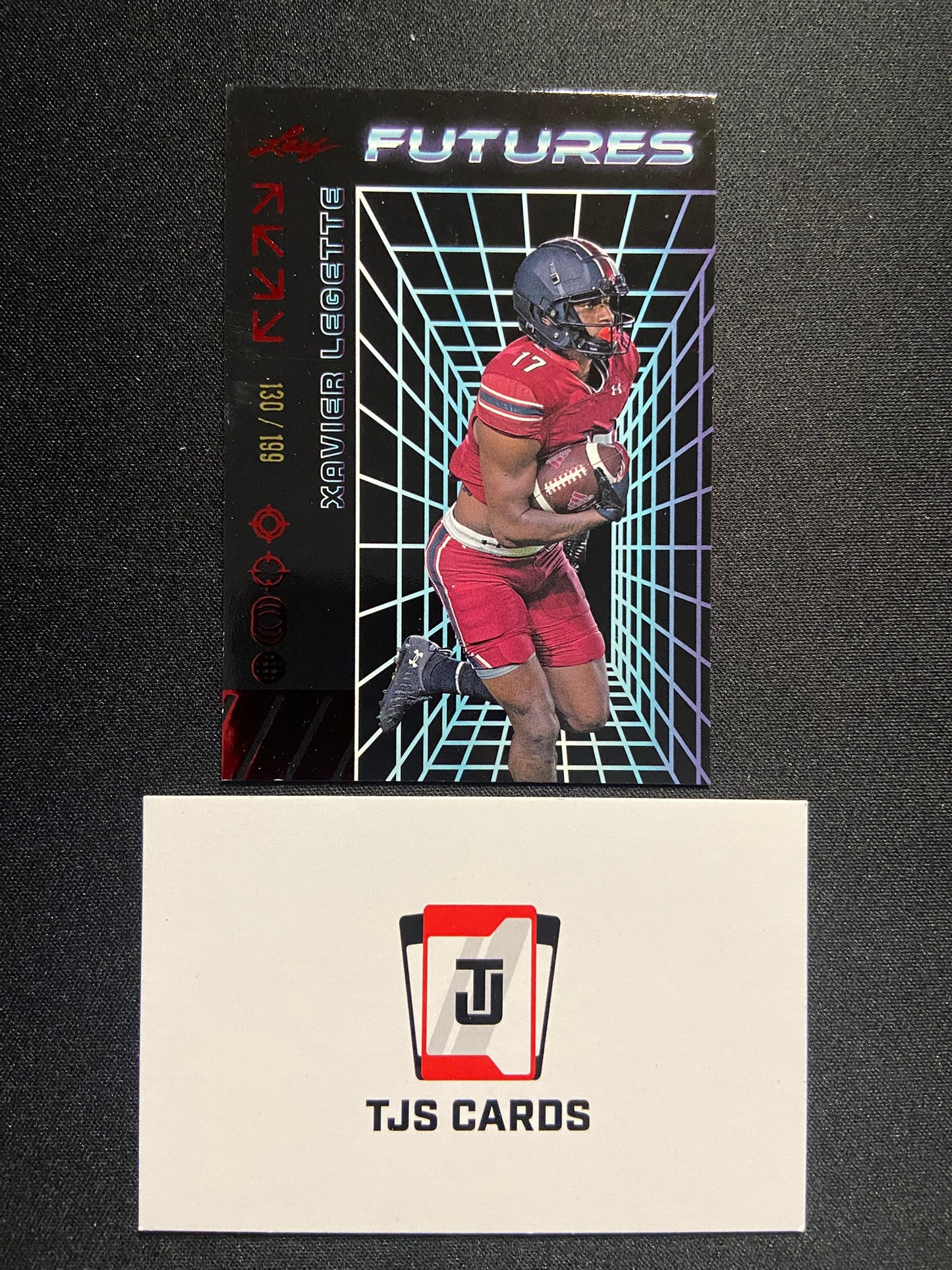 Xavier Legette - Red /199 - Leaf Futures 2024