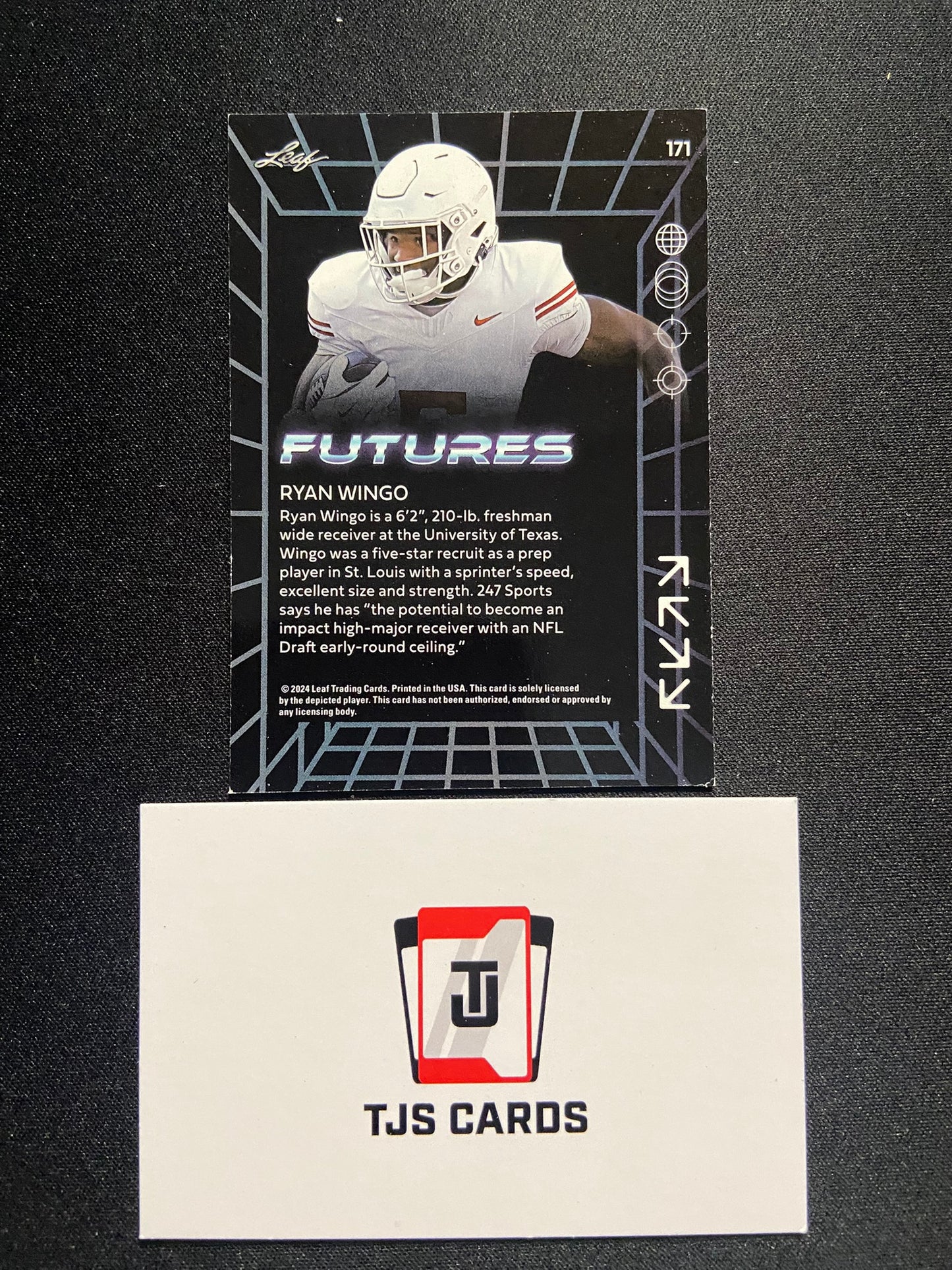 Ryan Wingo - Red /199 - Leaf Futures 2024