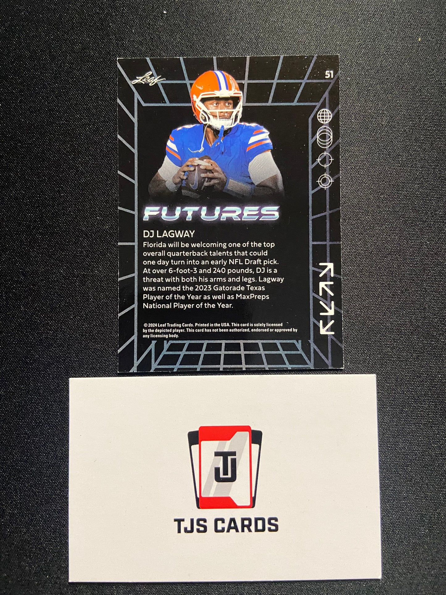 DJ Lagway - Red /199 - Leaf Futures 2024