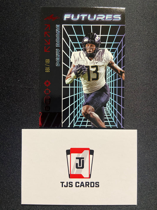 Peny Boone - Red /199 - Leaf Futures 2024