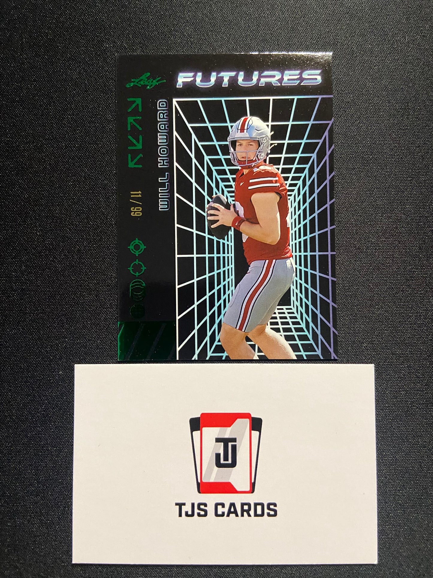 Will Howard - Green /99 - Leaf Futures 2024