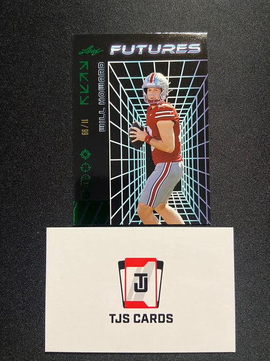 Will Howard - Green /99 - Leaf Futures 2024