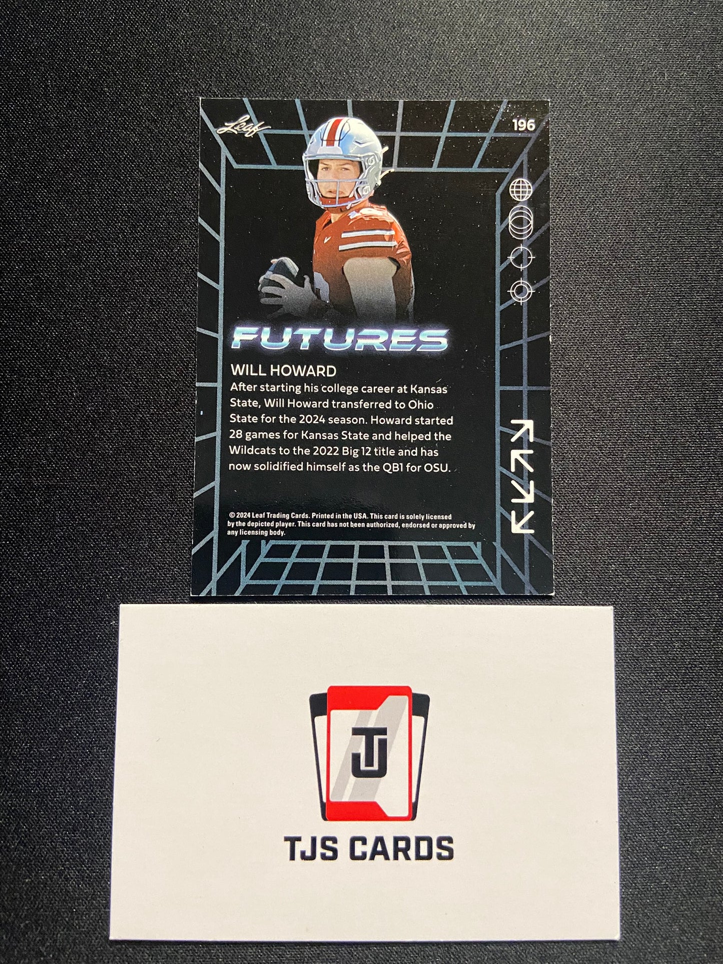 Will Howard - Green /99 - Leaf Futures 2024