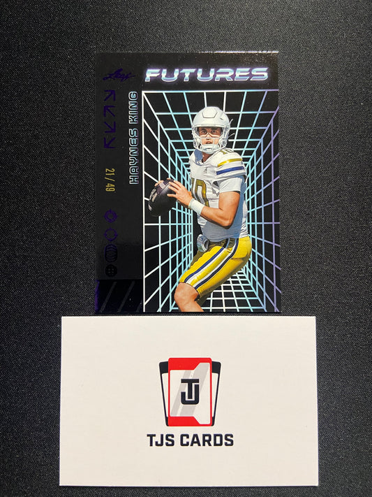 Haynes King - Purple /49 - Leaf Futures 2024