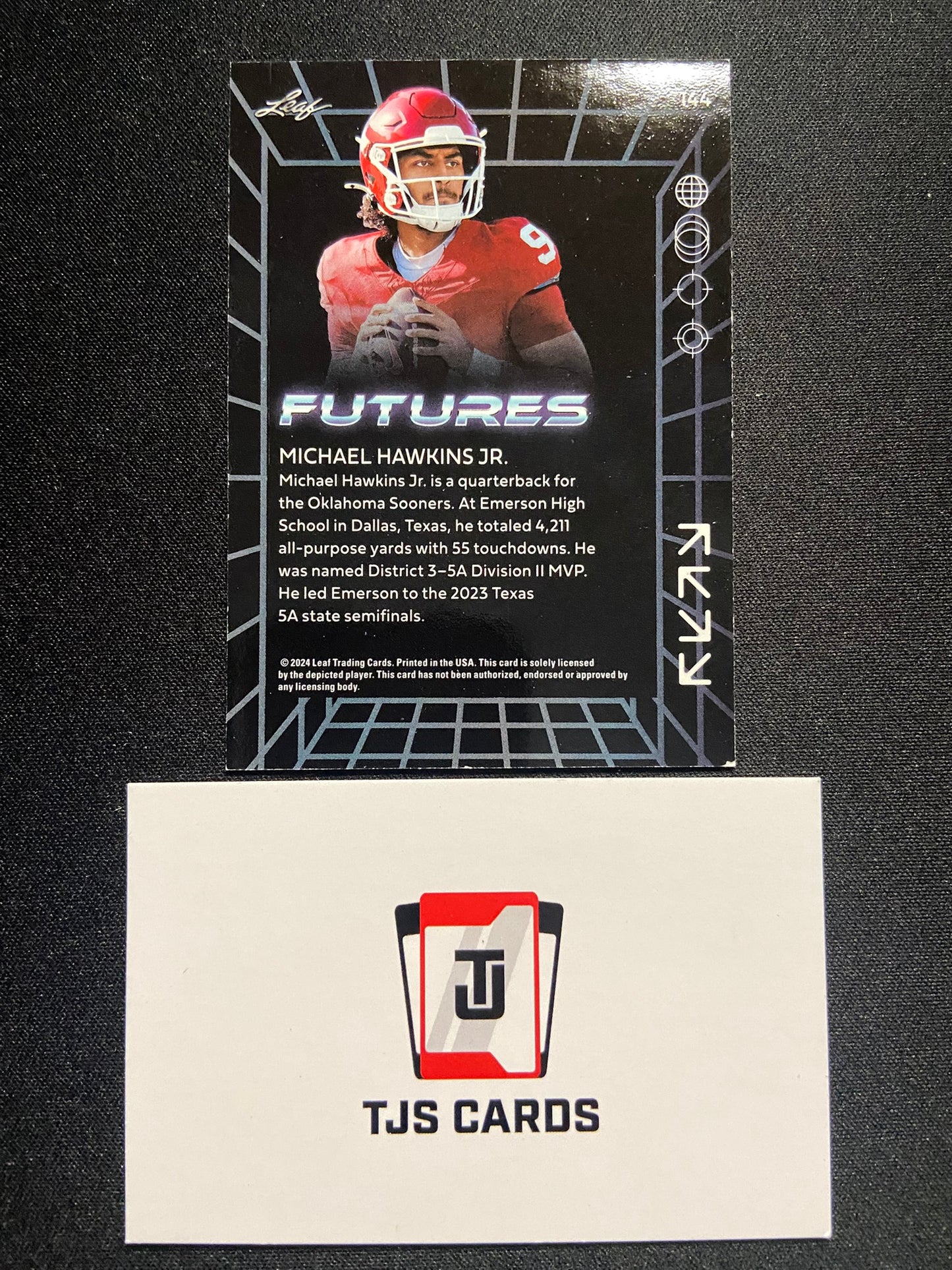 Michael Hawkins Jr. - Silver /25 - Leaf Futures 2024