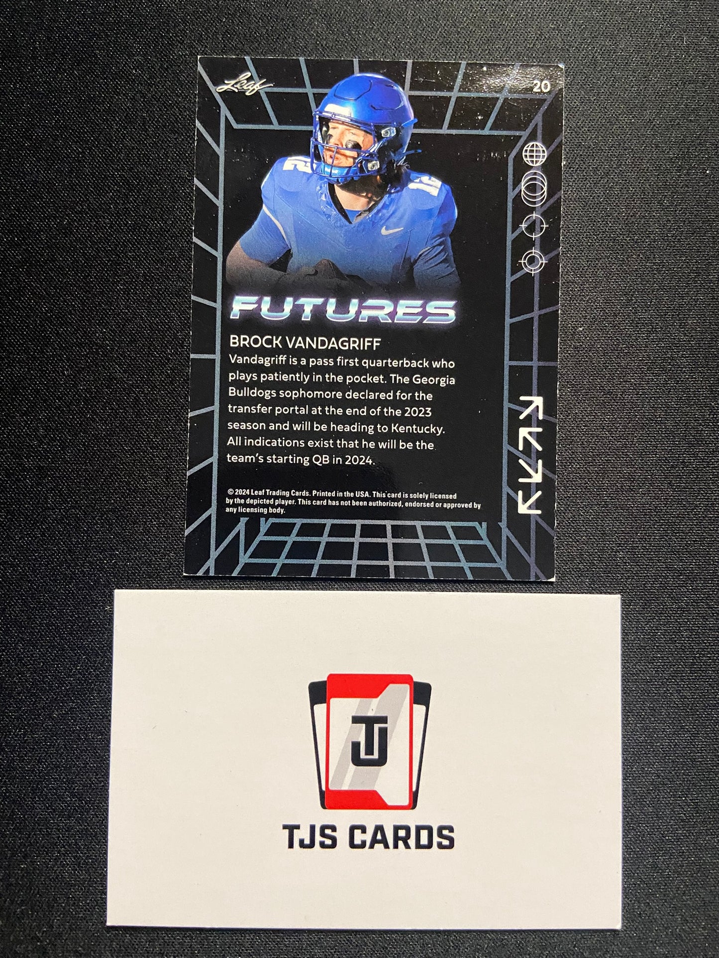 Brock Vandagriff - Silver /25 - Leaf Futures 2024