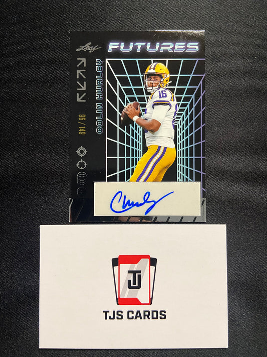 Colin Hurley - Silver Auto /149 - Leaf Futures 2024