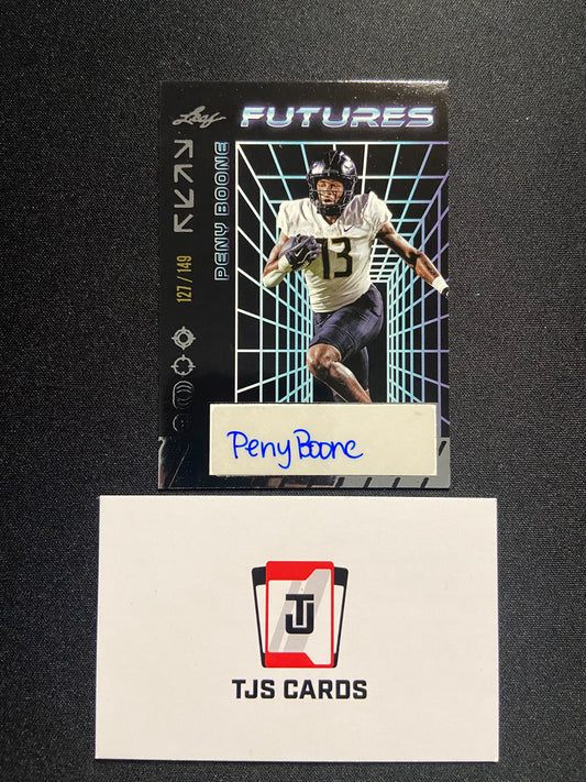 Peny Boone - Silver Auto /149 - Leaf Futures 2024