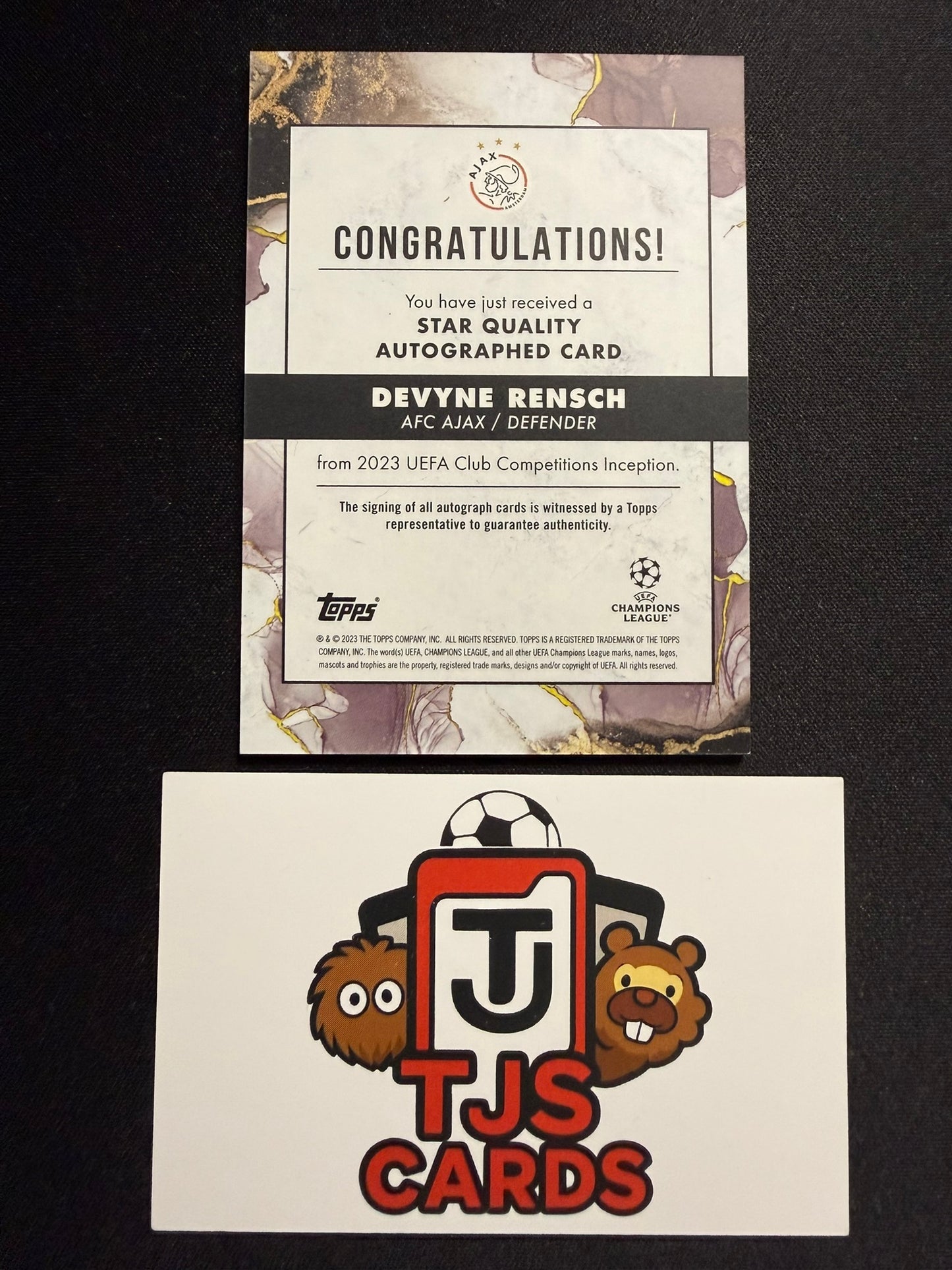 Devyne Rensch - Auto - TOPPS Inception UCC 2023