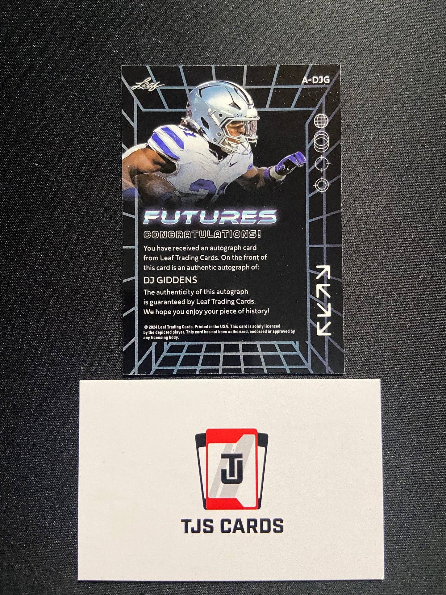 DJ Giddens - Green Auto /25 - Leaf Futures 2024