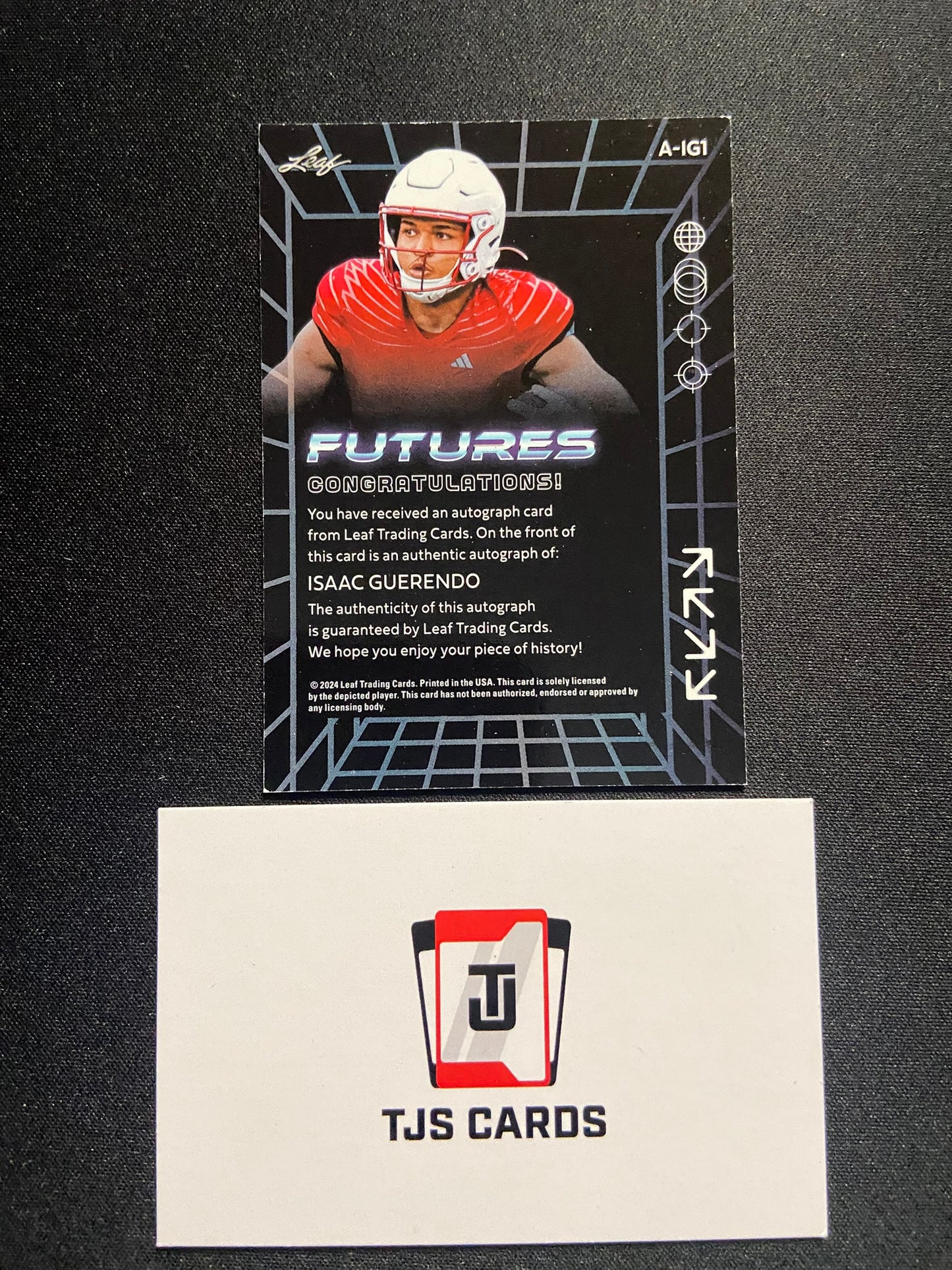 Isaac Guerendo - Silver Foil Auto /10 - Leaf Futures 2024