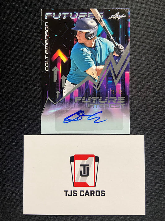 Colt Emerson - Silver Interest Auto /25 - Leaf Futures 2024