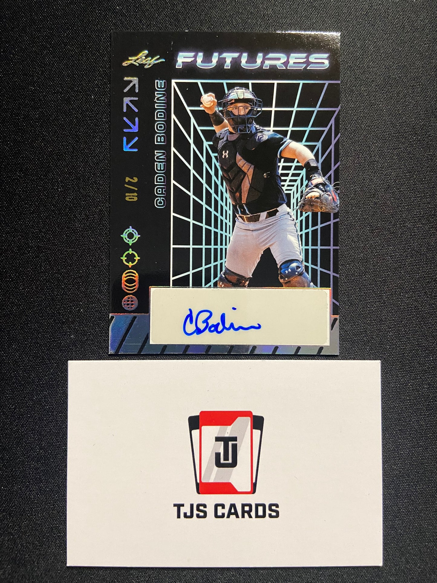 Caden Bodine - Silver Foil Auto /10 - Leaf Futures 2024