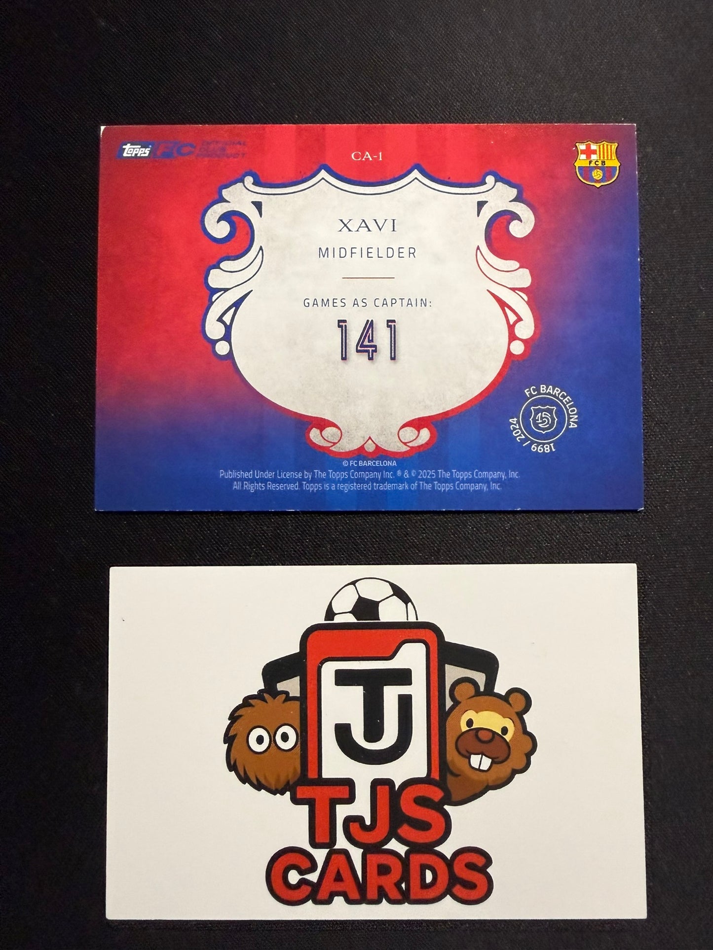 Xavi - Blue Capita /75 - TOPPS Barcelona 125th Anniversary 2024/25