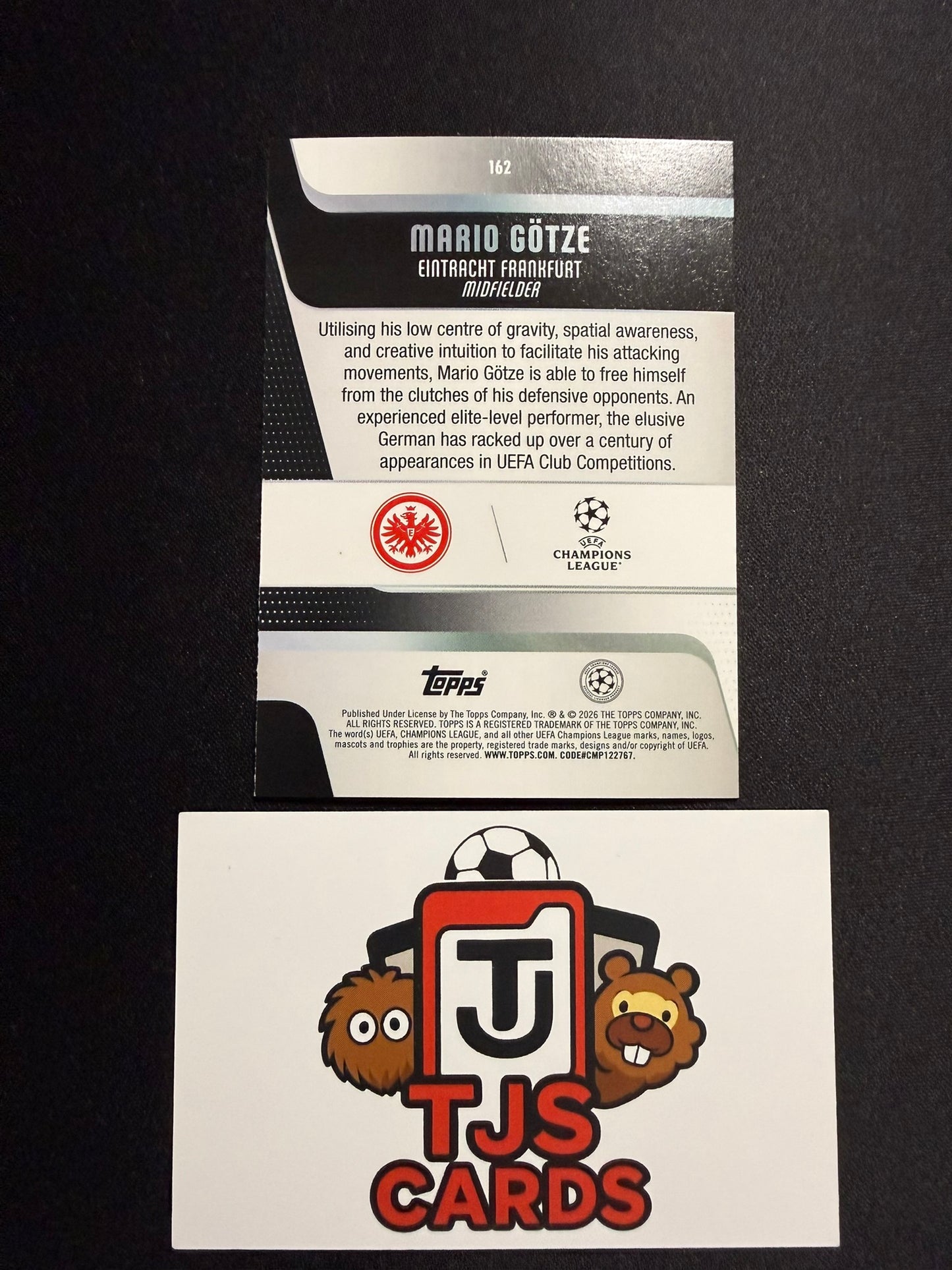 Mario Gotze - Blue /150 - TOPPS UCC 2025/26