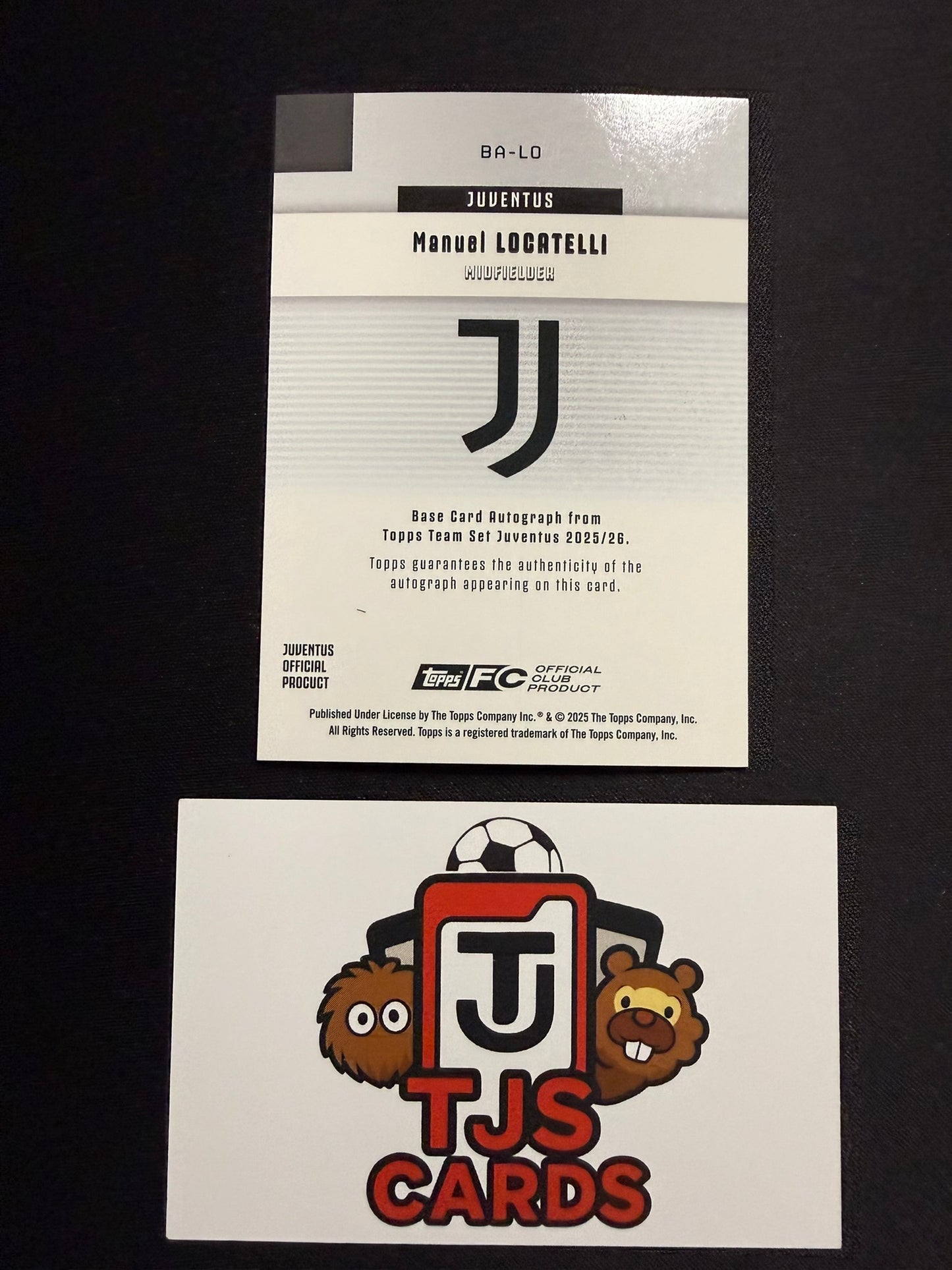 Manuel Locatelli - Auto /99 - TOPPS Juventus Team Set 2025/26