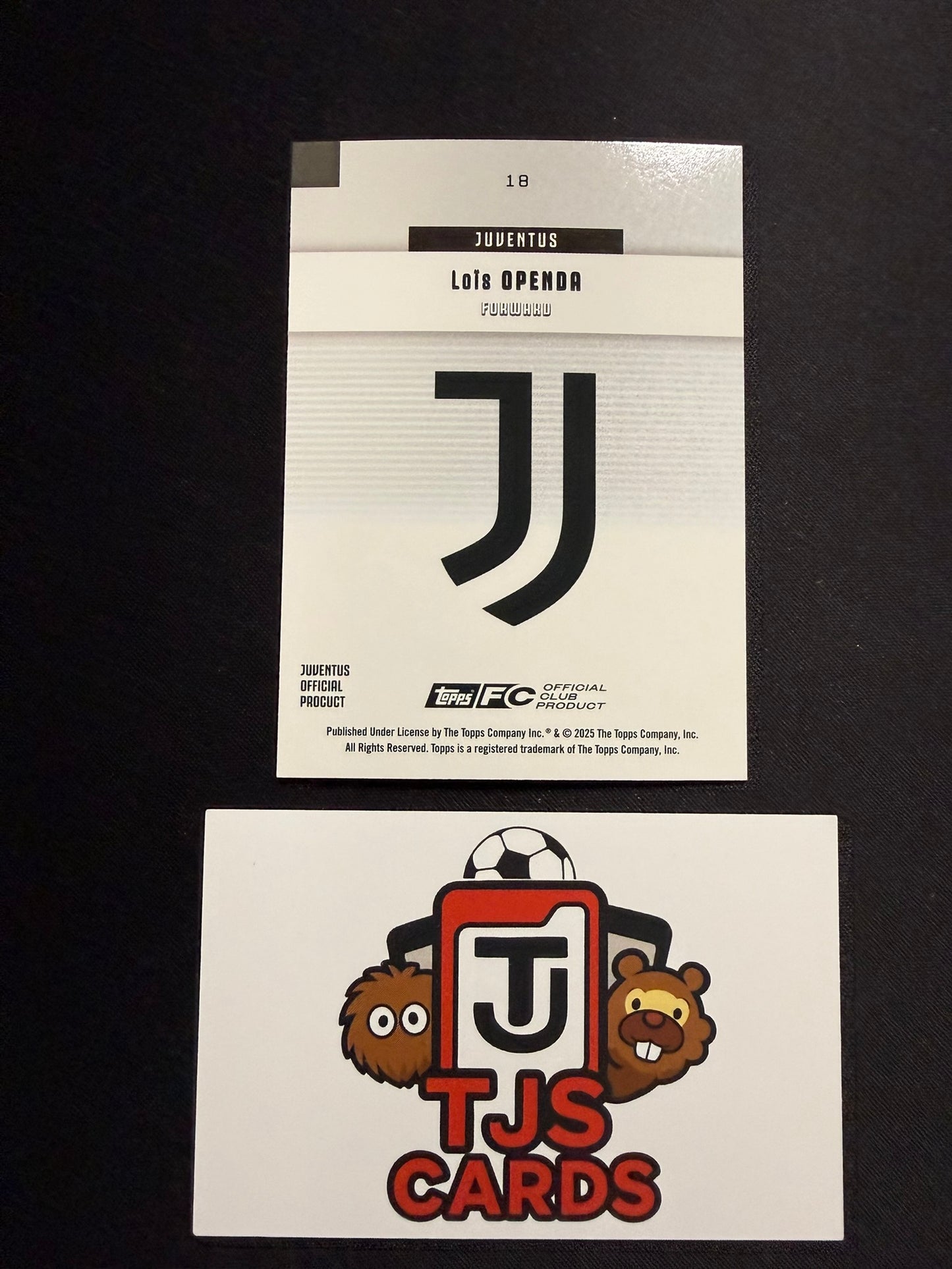 Lois Openda - Orange Ice /25 - TOPPS Juventus Team Set 2025/26