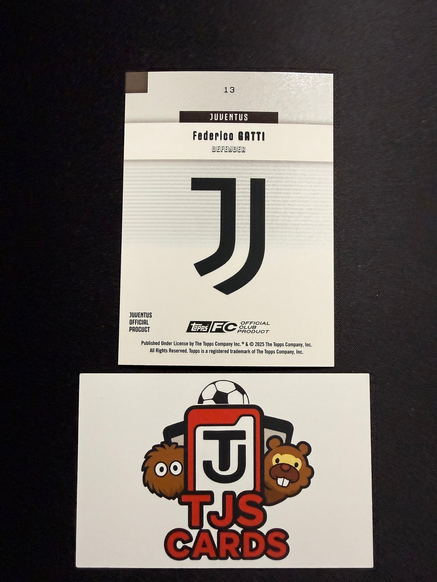 Federico Gatti - Green /99 - TOPPS Juventus Team Set 2025/26