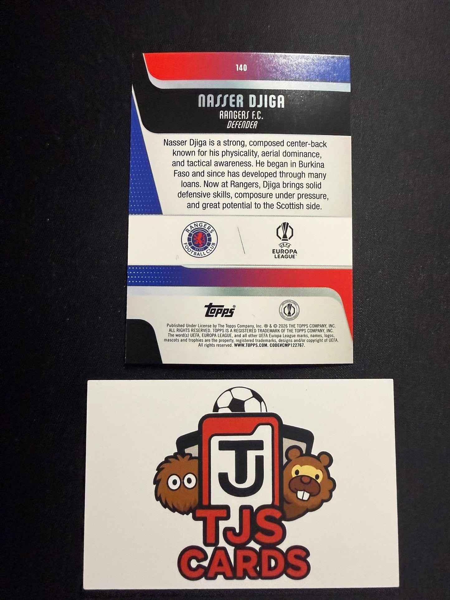 Nasser Djiga - Purple Sparkle /250 - TOPPS UCC 2025/26