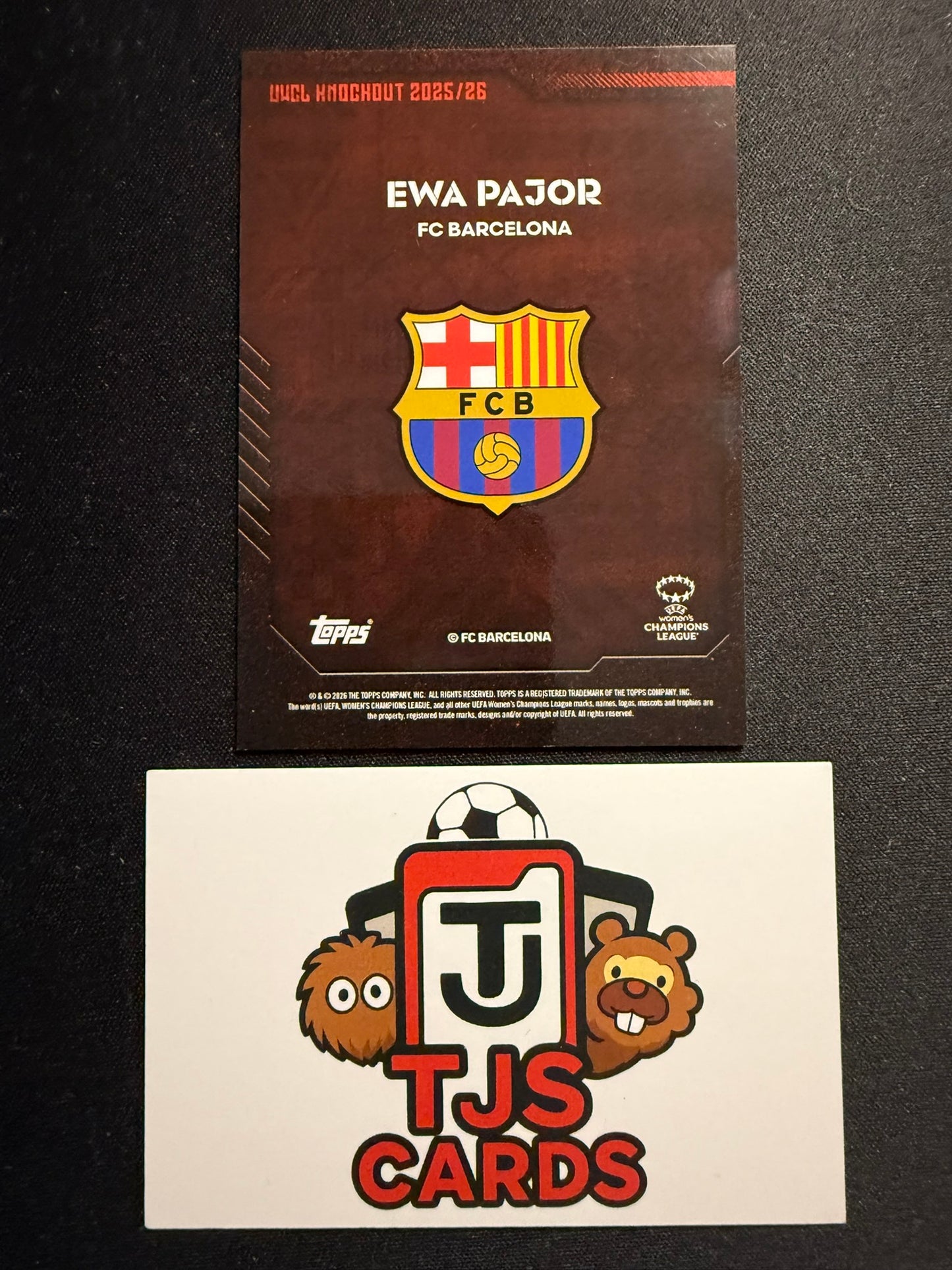Ewa Pajor - Red /5 - TOPPS UWCL Knockout 2025/26