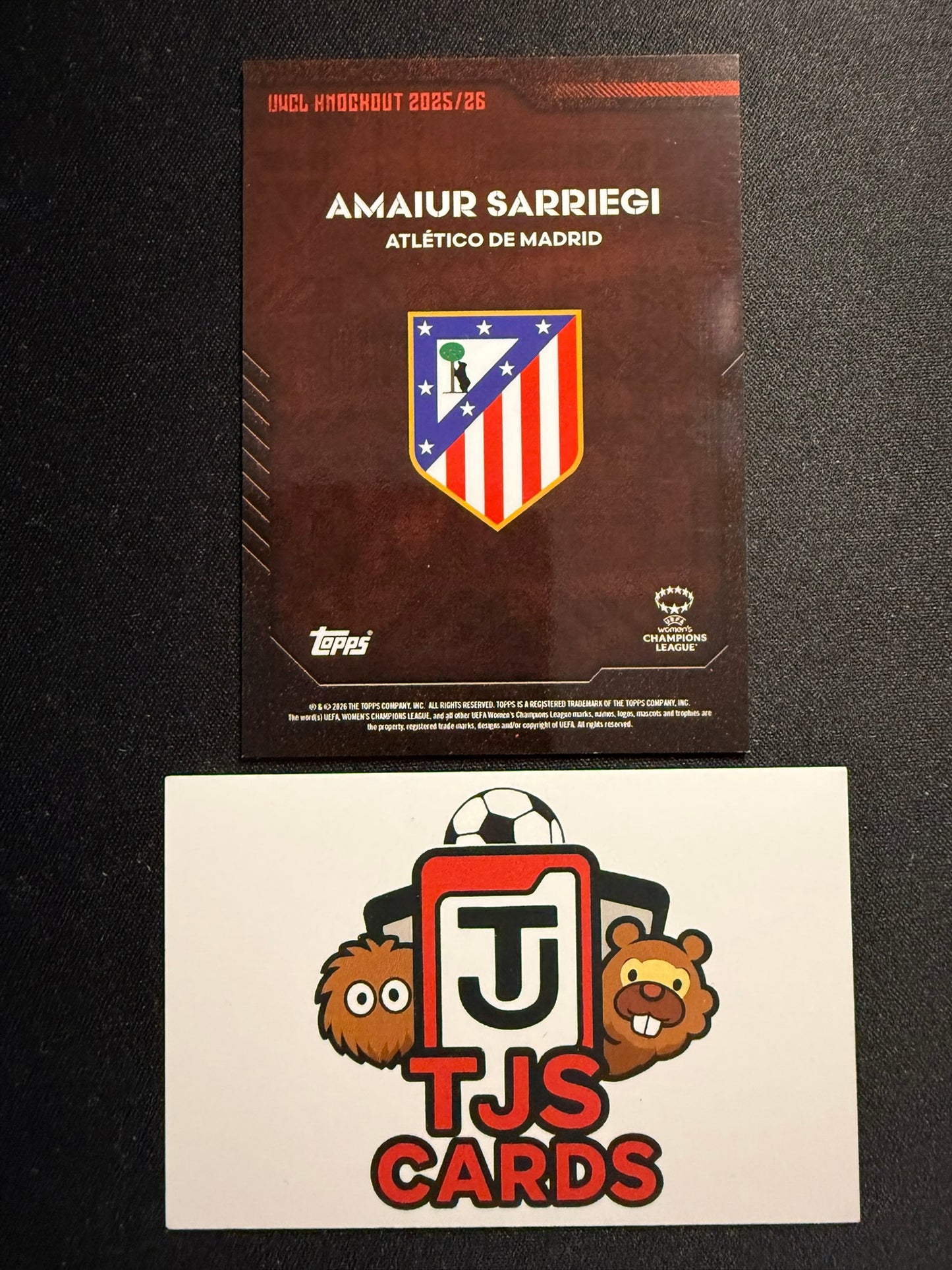 Amaiur Sarriegi - Red /5 - TOPPS UWCL Knockout 2025/26