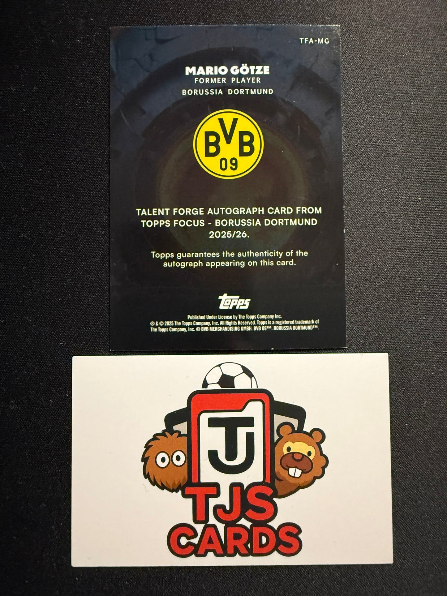 Mario Gotze - Foilfractor Auto 1/1 - TOPPS Focus Borrusia Dortmund 2025/26