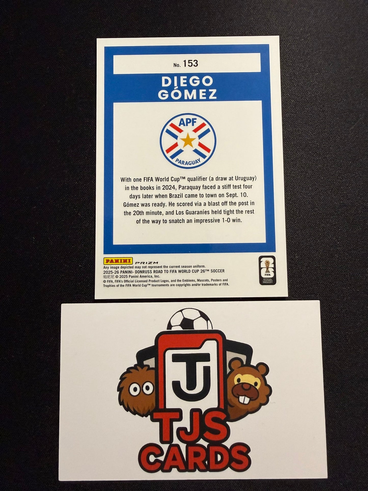 Diego Gomez - Plum Blossom - Panini Donruss Road To World Cup 2026