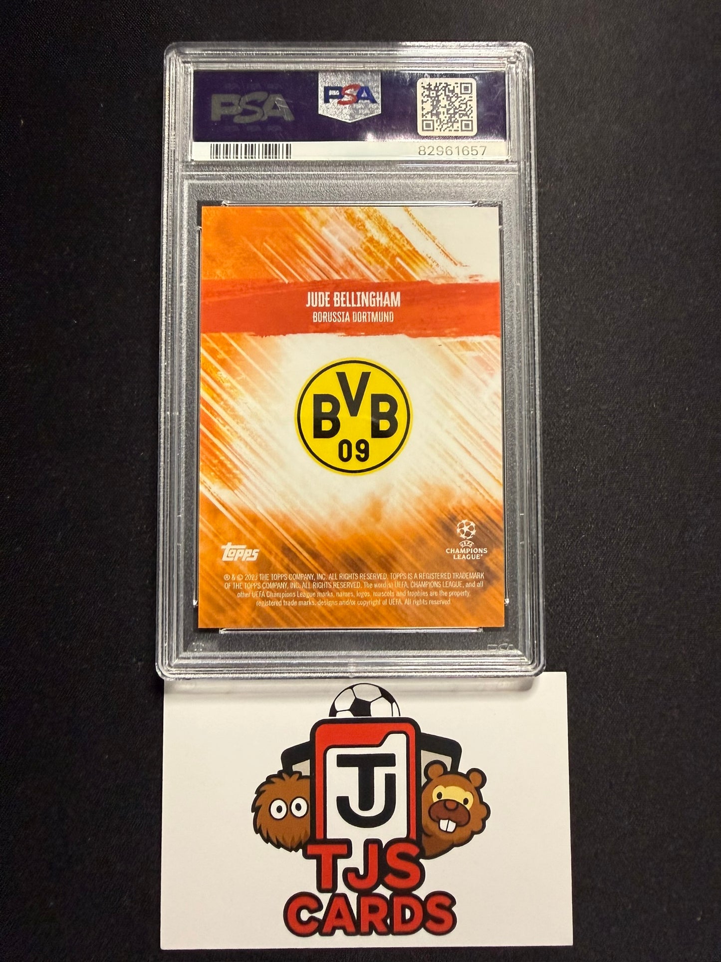 Jude Bellingham - PSA 9 AUTO 10 - Orange Auto /5 - TOPPS Jogaco UCC 2022/23