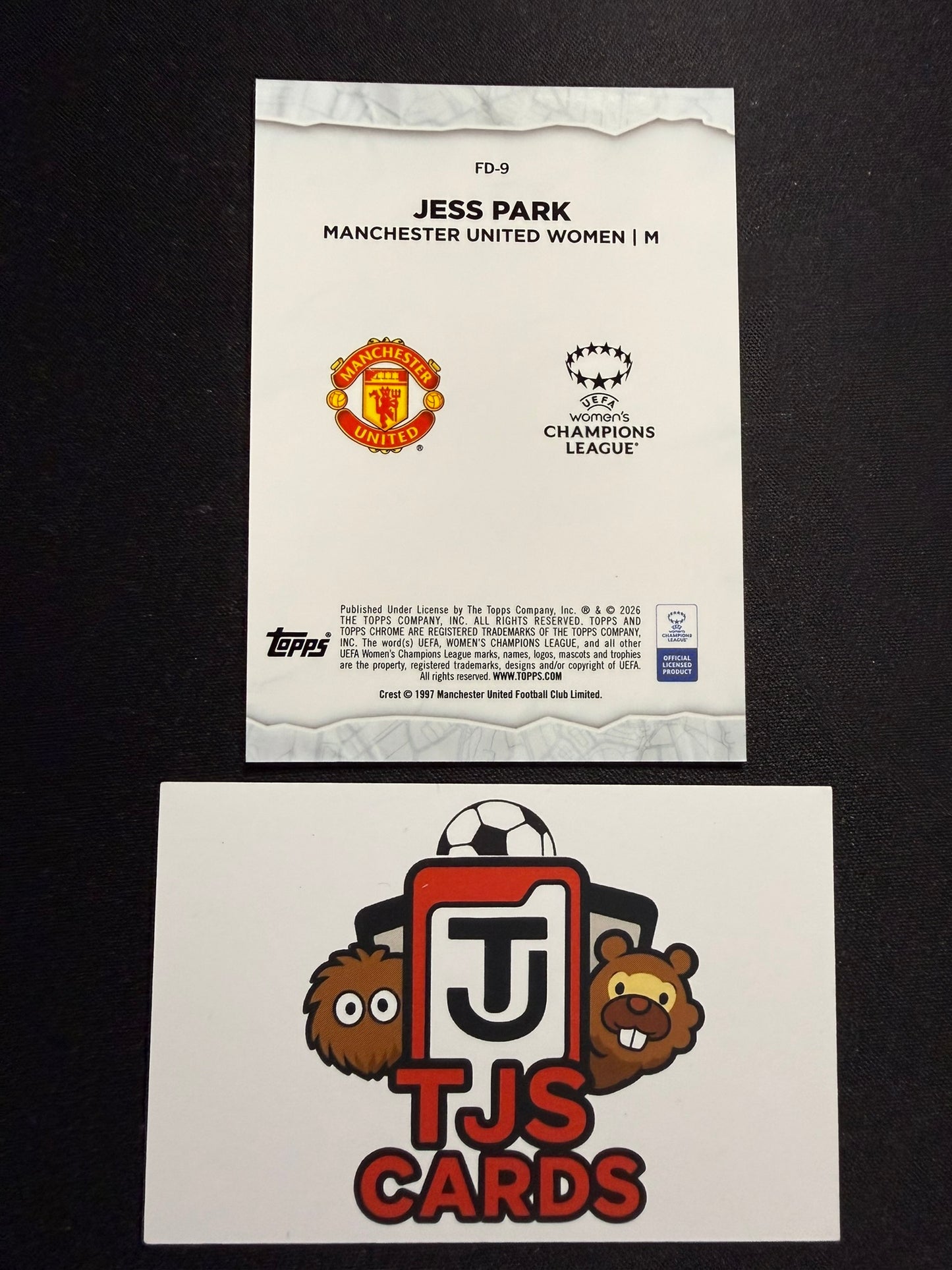 Jess Park - Blue Final Destination /150 - TOPPS Chrome UWCL 2025/26