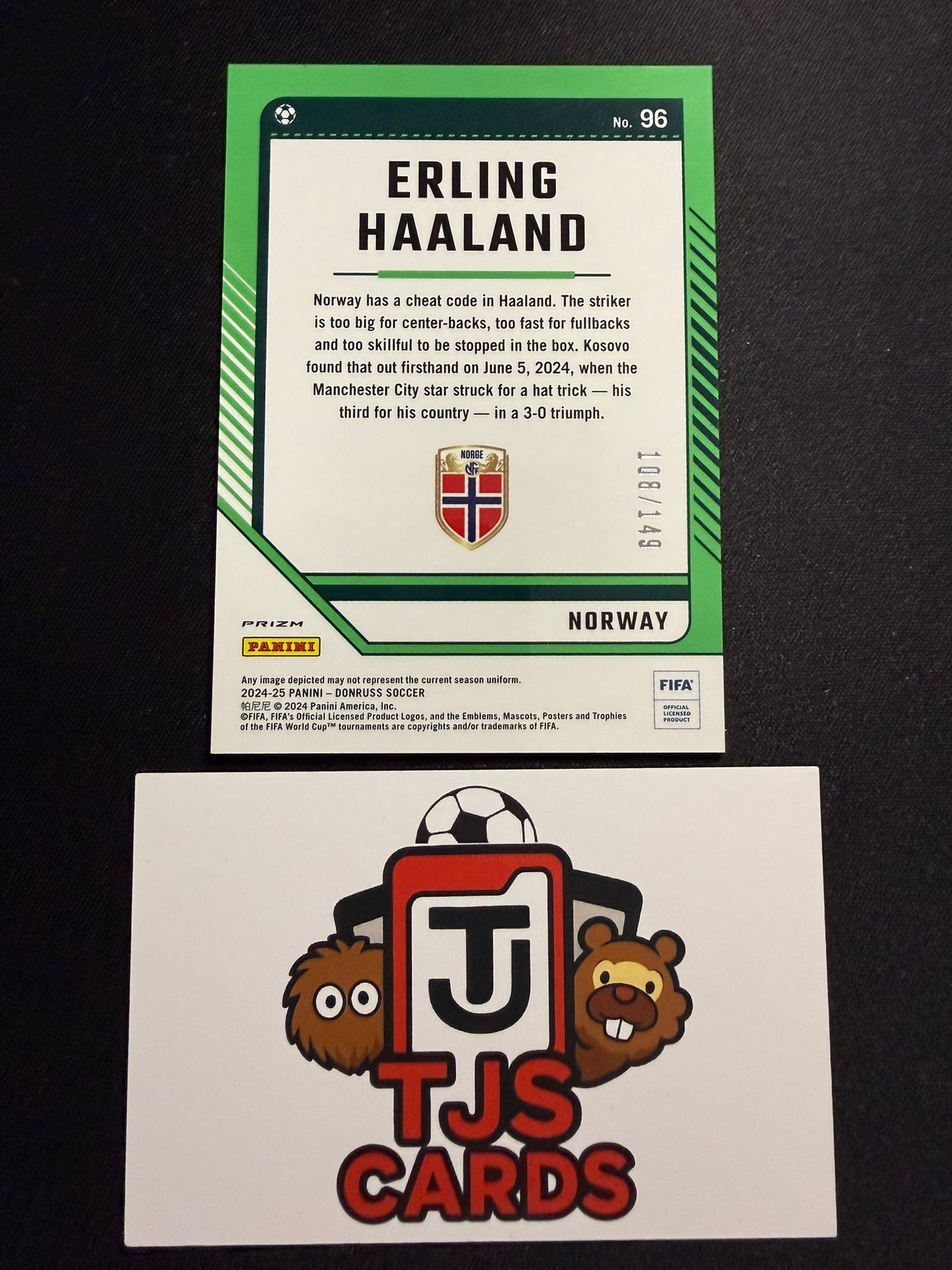 Erling Haaland - Blue /149 - Panini Donruss 2024/25
