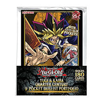 Yugi & Kaiba Quarter Century 9-Pocket Duelist Portfolio - Official Konami YuGiOh