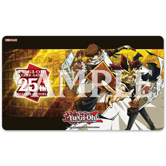 Yugi & Kaiba Quarter Century Game Mat - Official Konami YuGiOh