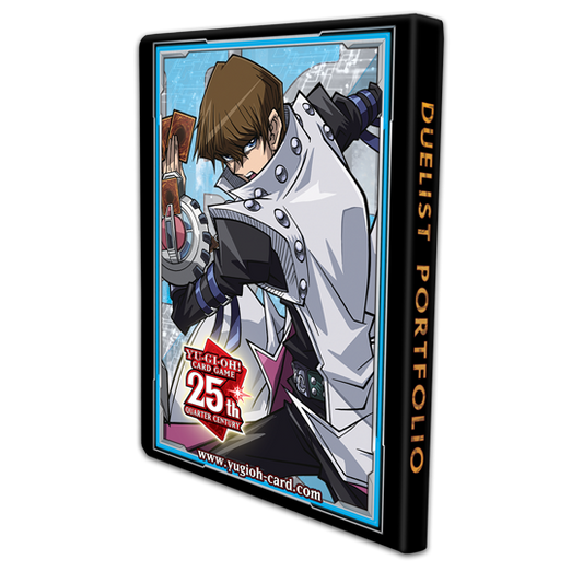 Yugi & Kaiba Quarter Century 9-Pocket Duelist Portfolio - Official Konami YuGiOh