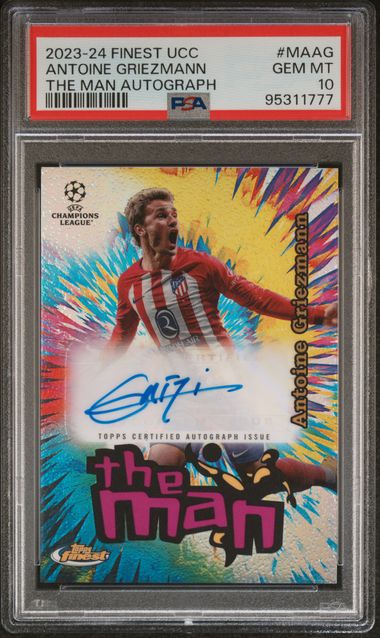 Antoine Griezmann - The Man Auto - PSA 10 - TOPPS Finest UCC 2023/24