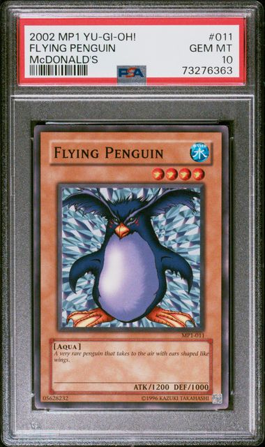 Flying Penguin - PSA 10 MP1-011 - McDonalds Promo 2002 - YuGiOh