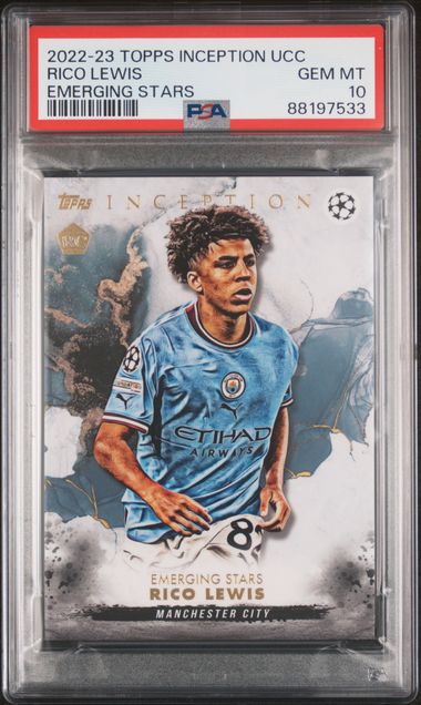 Rico Lewis - Rookie - PSA 10 - TOPPS Inception UCC 2022/23