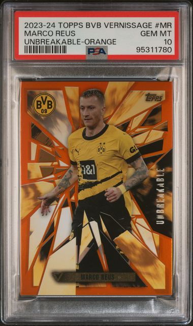 Marco Reus - Unbreakable Orange /25 - PSA 10 - TOPPS BvB Vernissage 2023/24