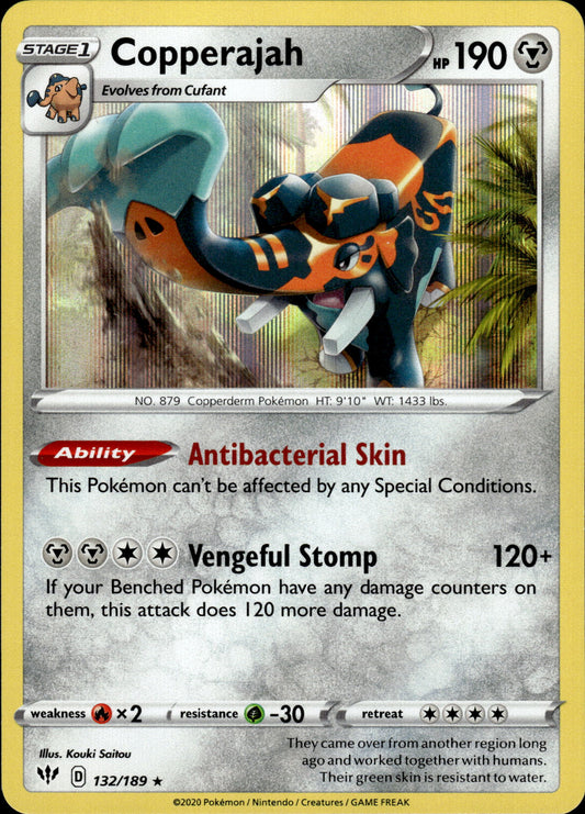 Copperajah - Holo Darkness Ablaze 132/189 - Pokemon