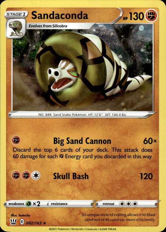 Sandaconda - Cosmos Holo Battle Styles 082/185 - Pokemon